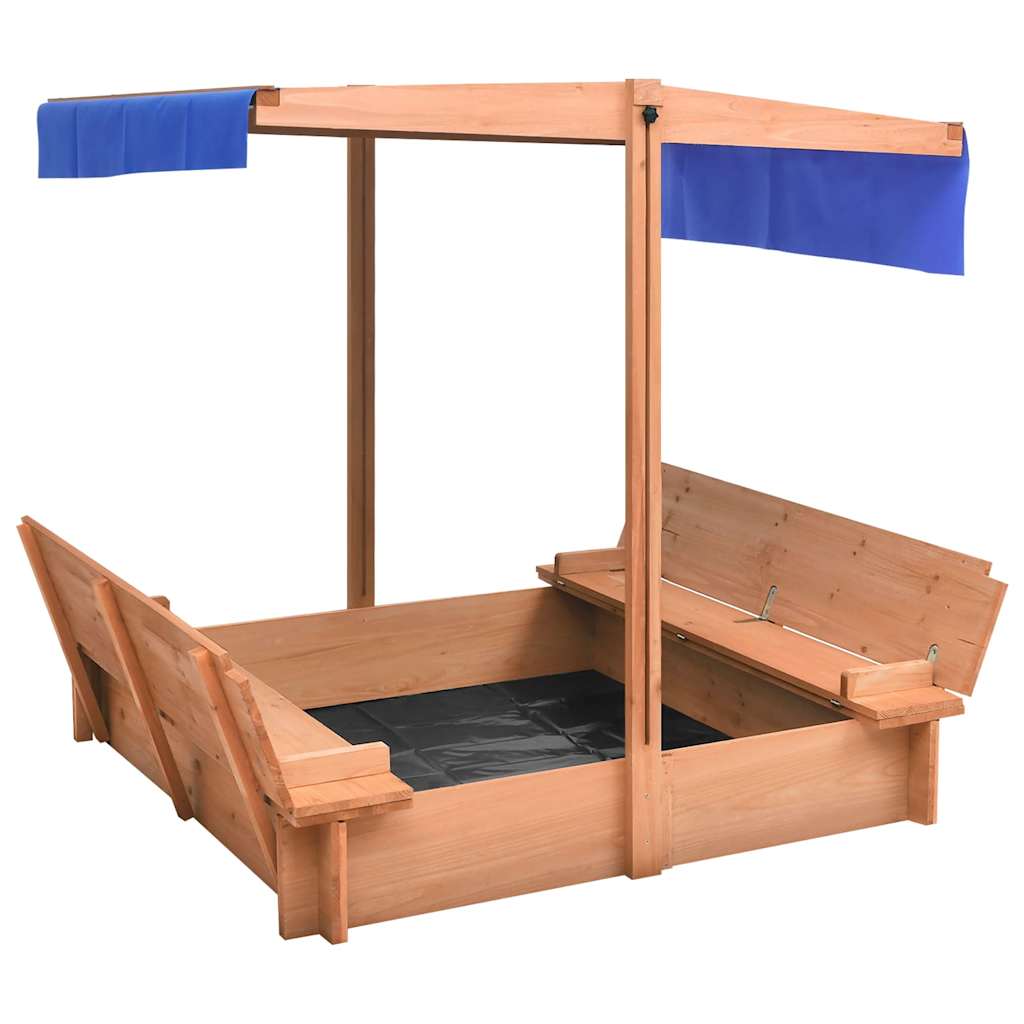 Sandlåda med tak